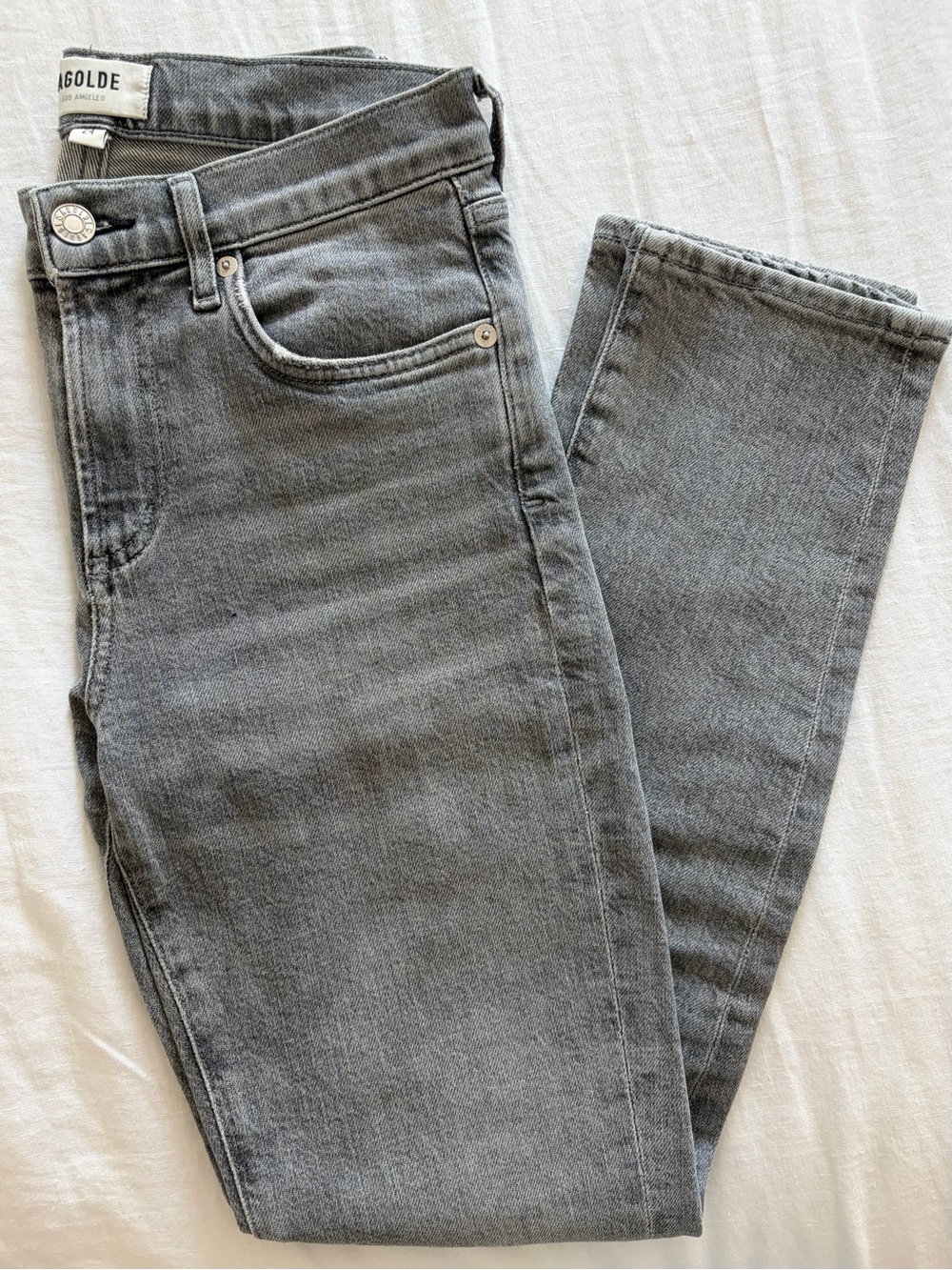 AGOLDE Toni Mid-Rise Skinny Jeans - Size 24